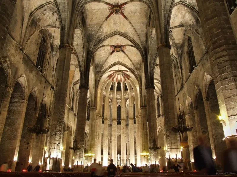 Interior Santa Maria del Mar